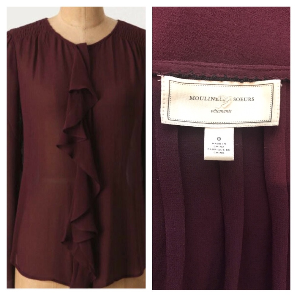 Moulinette  Soeurs blouse "Cascade Ranges” Sz. 0